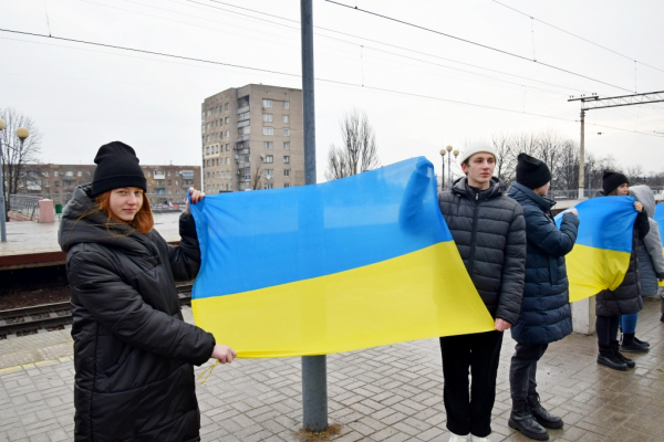 Украина вместе: в Каменском встретили Поезд Единства