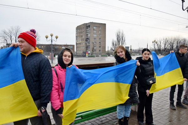 Украина вместе: в Каменском встретили Поезд Единства