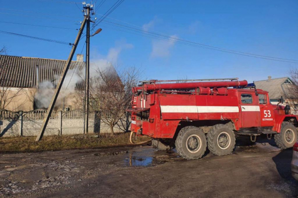 В Петриковке горел жилой дом
