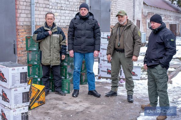 Тероборона Каменского получила бензопилы