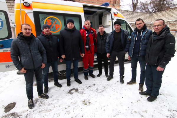 На Днепропетровщину прибыли санитарные автомобили из Польши 
