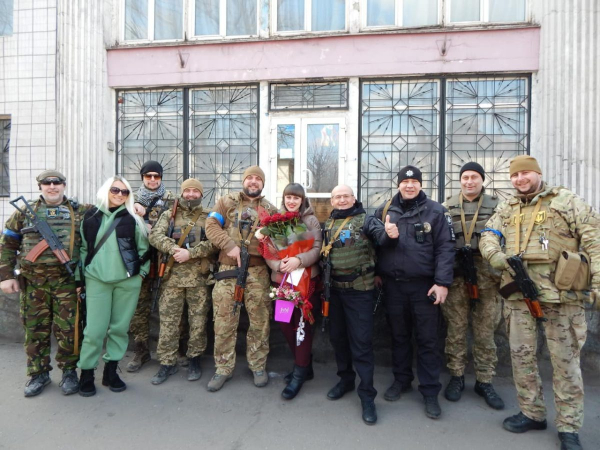 В Каменском состоялась необычная свадьба