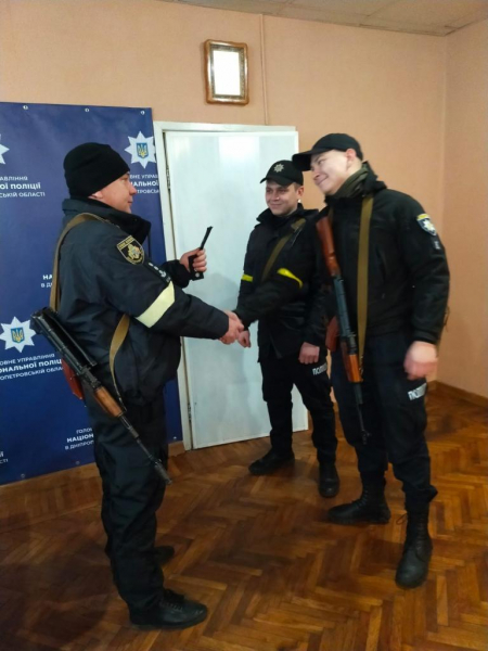 В рядах полиции Каменского - пополнение
