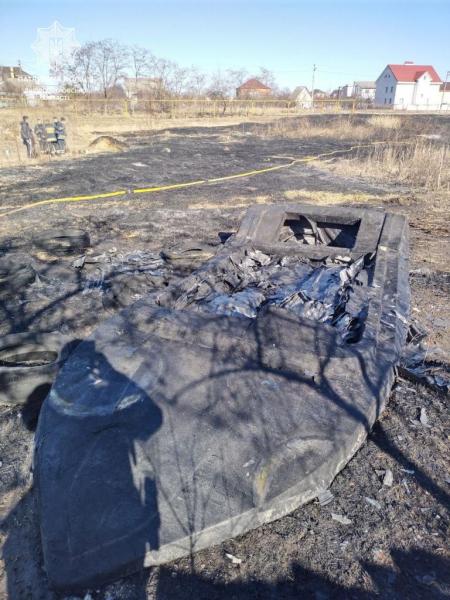 В Днепре женщина вместе с бурьяном на огороде сожгла 2 гектара травы и соседскую лодку
