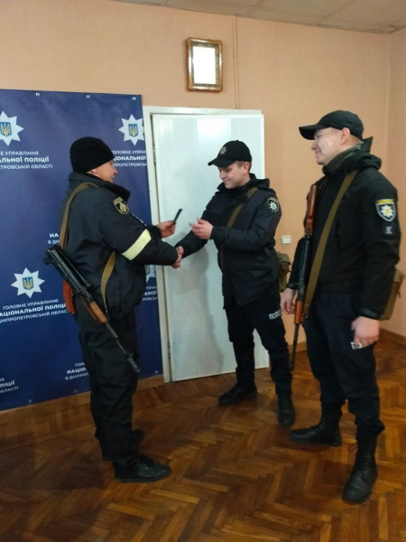 В рядах полиции Каменского - пополнение
