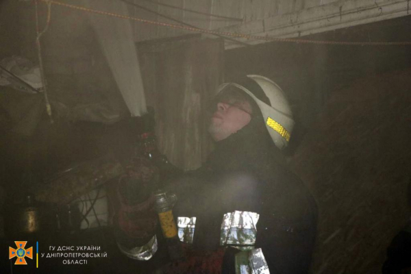 В Днепре в горящем доме обнаружили мертвого мужчину
