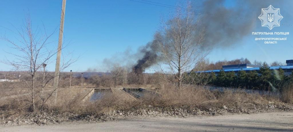 В Днепре женщина вместе с бурьяном на огороде сожгла 2 гектара травы и соседскую лодку
