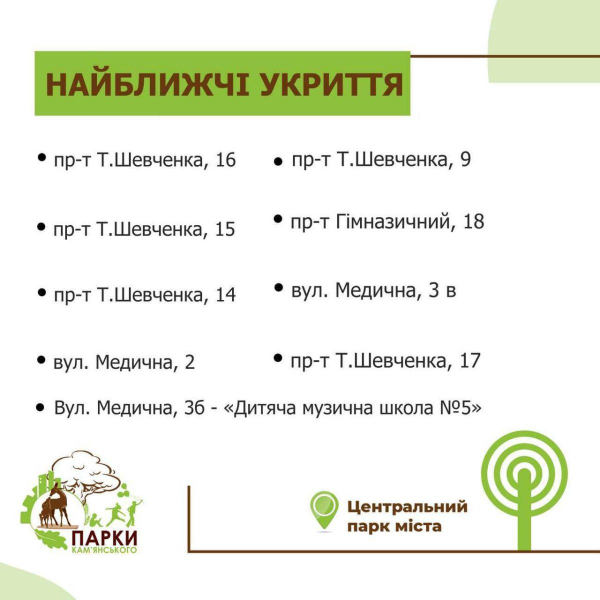 Вниманию каменчан &ndash; безопасность во время посещения городских парков