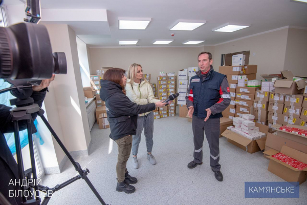 В медучреждения Каменского доставили жизненно необходимые препараты
