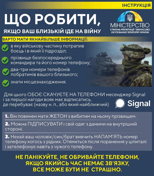 Что необходимо знать каменчанам, если близкий человек отправляется на войну