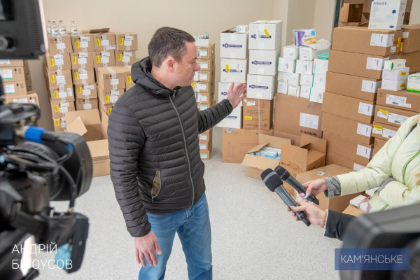 В медучреждения Каменского доставили жизненно необходимые препараты
