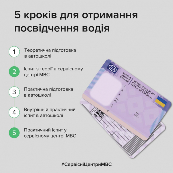 Через два месяца в Украине изменится механизм подготовки и переподготовки водителей
