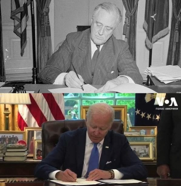 "Here you go. Done!" &ndash; Закон о ленд-лизе подписан