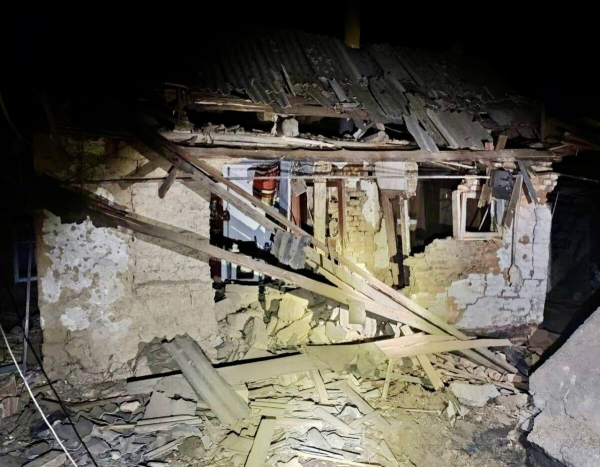 Ночью от вражеского огня в очередной раз страдала Никопольщина