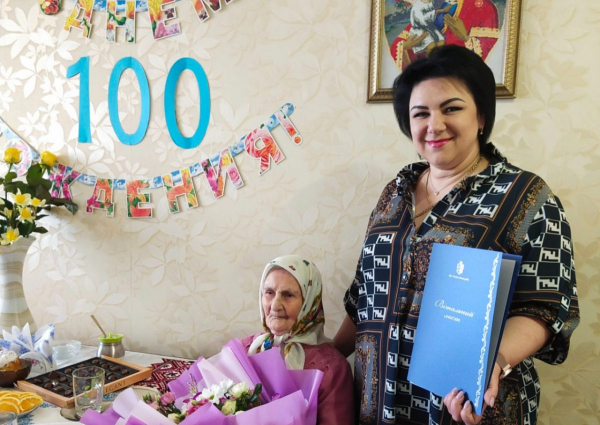 Каменчанка Александра Михайличенко отмечает свой 100-летний юбилей
