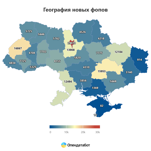 В тройке лидеров по количеству новых ФЛП &ndash; Днепропетровщина