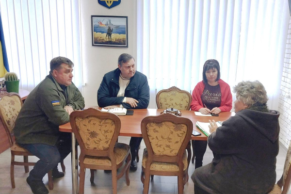 Начальник Каменской райвоенадминистрации провел прием граждан