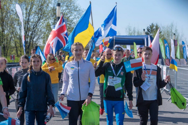 Каменское присоединилось к маршу польско-украинской солидарности