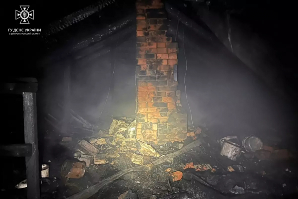 У Кам’янському на Іванівській вночі зайнявся житловий будинок У Кам’янському на Іванівській вночі зайнявся житловий будинок