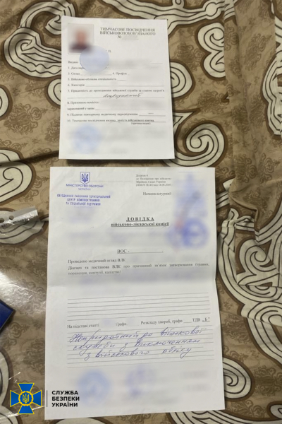 В Днепропетровской области СБУ заблокировала незаконный канал выезда за границу уклонистов
