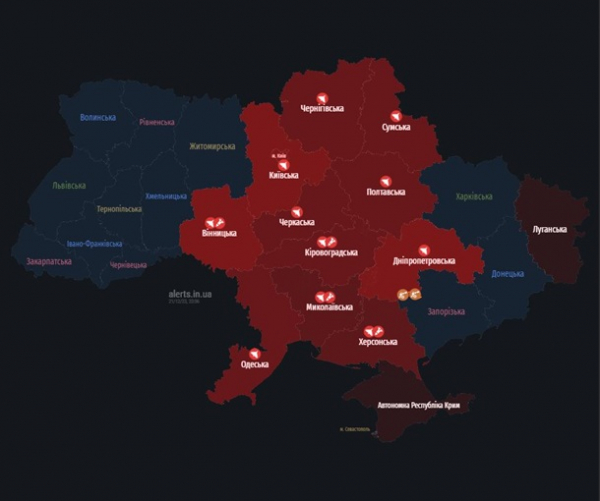 РФ запустила кілька груп БПЛА: куди летять