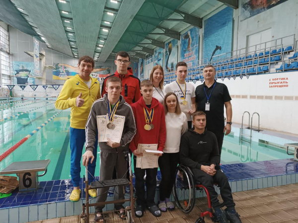 Каменское принимало Чемпионат Украины по плаванию среди параплавателей 2023