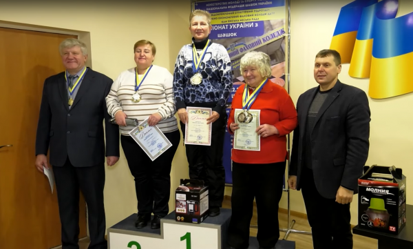 Завершился Чемпионат по шашкам среди ветеранов