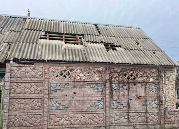 Ворог тричі обстріляв Нікопольщину з артилерії та спрямував на район два дрони-камікадзе