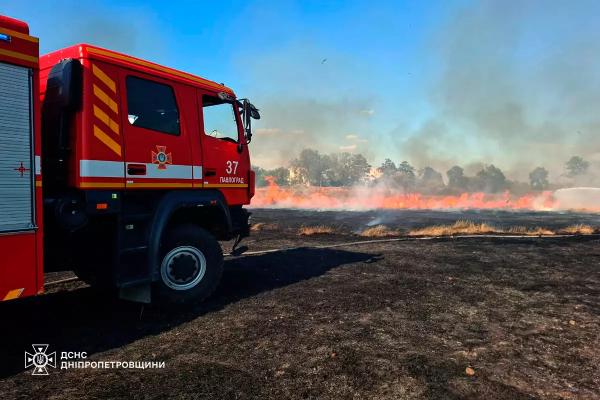 На Дніпропетровщині за добу ліквідували 79 пожеж в екосистемах