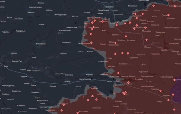 Окупанти просунулися на Донбасі - DeepState Окупанти просунулися на Донбасі - DeepState