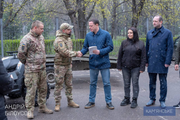 Воїнам &ldquo;Азову&rdquo; передали квадроцикл від Кам&rsquo;янського