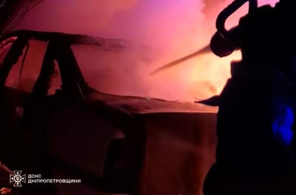 Три авто за одну ніч згоріли у Кривому Розі