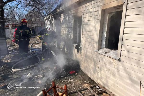 На Нікопольщині на пожежі в будинку загинув чоловік