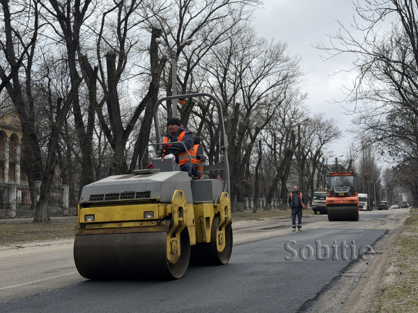 У Кам&rsquo;янському розпочали асфальтування дороги на проспекті Відродження